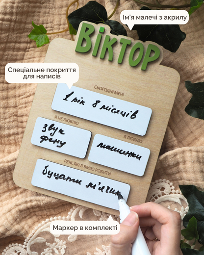 Табличка Спогадів | Мінімалізм