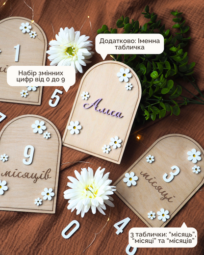 Майлстоуни | Арка | Ромашки